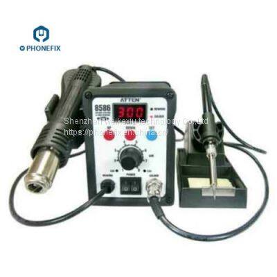 ATTEN AT8586 2 IN 1 750W Advanced  Hot Air Gun Soldering Rework Station