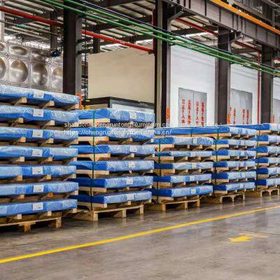 Coated Aluminum Plate Color Coated Aluminum Plate Plate Medium Thick Plate Super Thick Aluminum Plate Opening Custom Slitting Size Complete National Delivery Price Reasonable Domestic Largest Production Base