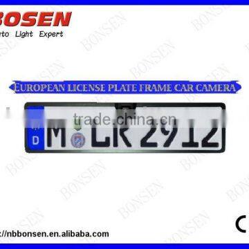 License Plate frame Rearview Camera for Europe Cars, water proof design