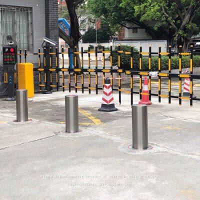 UPARK Anti Prevent Violent Collisions Lifting Bollard with Integral Remote Control Parking Barrier Secured Post