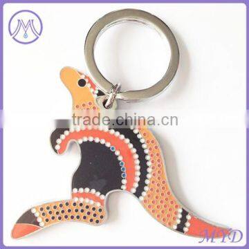 Animal shape dinosaur zinc alloy keychain