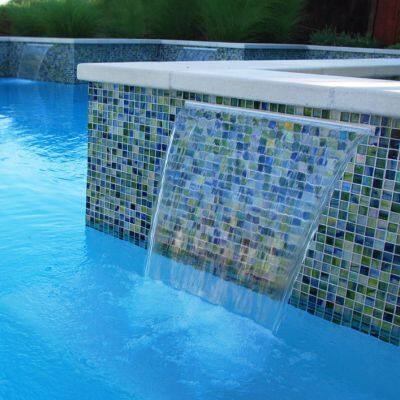 Sheer Descent Water Feature Swimming Pool Water Descent
