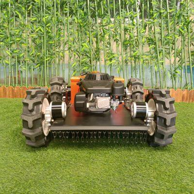 Remote Controlled Mower, China Remote Control Hillside Mower Price, Remote Control Lawn Mower With Tracks for Sale