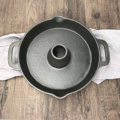 Hot Selling Nonstick Cookware Pre-seasoned Turkey Roasting Pan Cast Iron Chicken Roaster for Thanksgiving photo-5