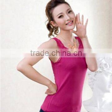 2015 New Style Girls Sexy Tank Top With Lace Summer Vest Bulk Buy From China photo-5