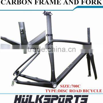 Chinese Super Light Carbon Road Bicycle Frame Carbon Frame Racing Bike Carbon Road Bike Frame Disc Brake