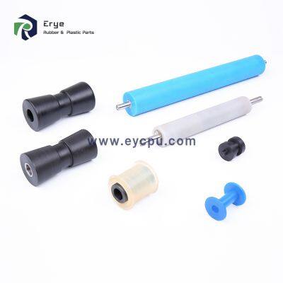 Factory Custom Molded Heat Resistant Rubber Roller Silicon Roller for Production Lines