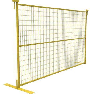High Quality Movable Temporary Security Fence Construction Canada Temporary Fence Panels Black photo-5