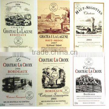 Cololful Wine Bottle Sticker Label for Germany Beer