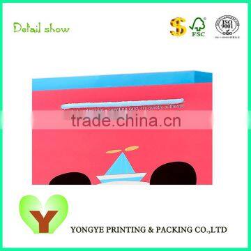 Shop Promotion Low Cost Paper Bag Flat Handle Kraft Paper Bag