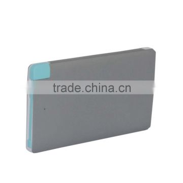 hot new products for 2015 aluminium credit card power bank 2500mAh 3 in 1 power bank