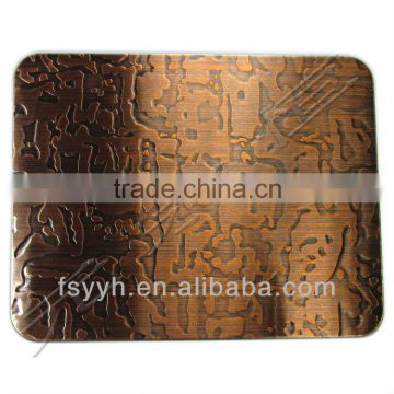 stainless steel color copper (ancient pattern)