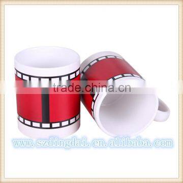 Leasves Color Chaning Mug Sublimation Mugd Ceramic Mug Color Changing Mug Mug Press Blue Red & Black photo-3