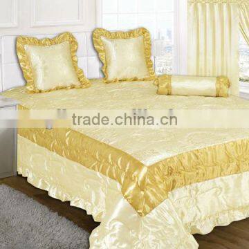 2016 Hot Sale 8Pcs Satin Hot-Pressed Coverlet