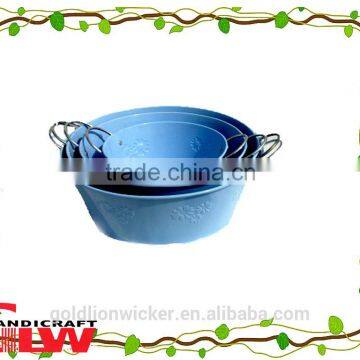 storage iron bucket with handles,fruit bucket, bucket made in China