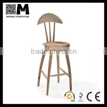 original wood modern furniture American ashwood chair good design wood bar chair