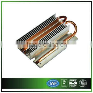 customized copper heat pipe heat sink heat exchanger for electronic equipment