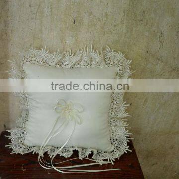 Laced Wedding Ring Pillow JS-W113