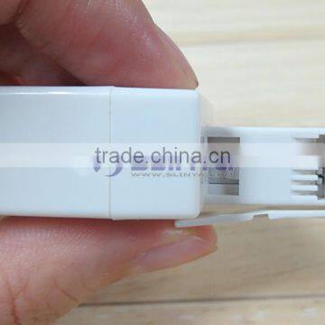 US RJ11 Telephone Socket to UK BT Plug Telephone Adapter