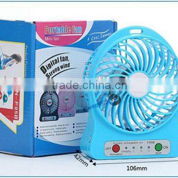 Air conditioner desk mini fan colorful/mini pocket fan