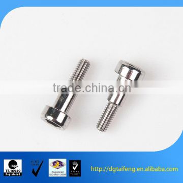 nickel coated custom allen screw with shoulder