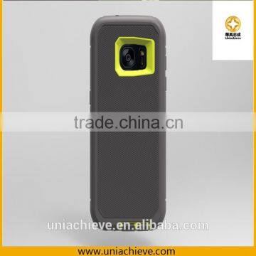 Case for Samsung S6 Armor Hybrid Robot phone case with Full body covered green