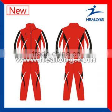 Custom Red Color Tracksuit Manufacturer In China Quality Choice