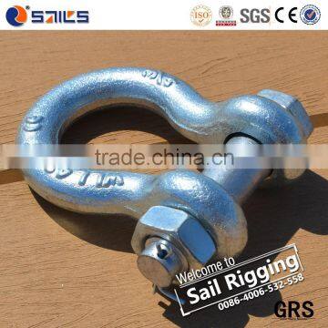 Electro Galvanized G2130 Bolt Type Anchor Shackle