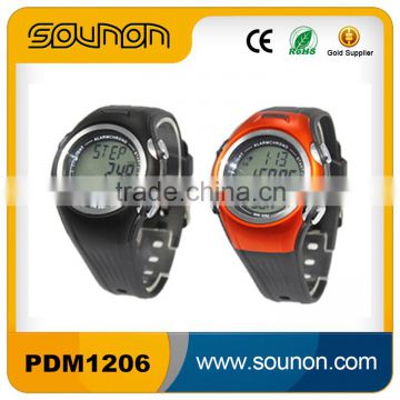 2015 Fashionable Sport Watch ,6 Days Memory Calorie Counter Pedometer,Waterproof Fitness Pedometer Watch