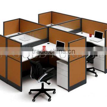 Classic High Quality Standard Size Wood Office Desk Divider Workstation(SZ-WS311) photo-2