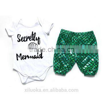 2016 Summe Braby Clothes Infant Newborn Baby Swimsuit Mermaid Costume