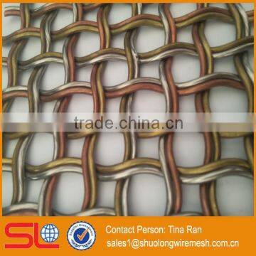 Hebei Shuolong provide woven metal fabric circle mesh Banker Wire M22-80