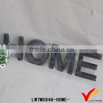 Vintage Home Decorative Galvanized Metal Letters