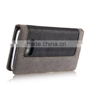 Original CaseMe High Quality Woven Fabric Waterproof Case for Samsung S7 edge Card Holder Photo Frame Wallet Flip Case MT-5695