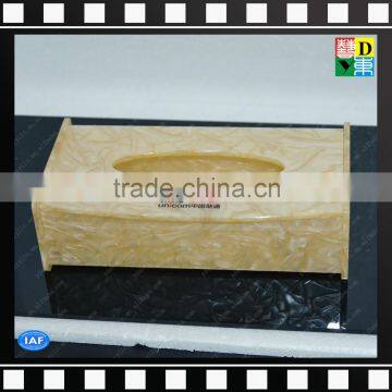 Hotel/home use elegant Acrylic tissue dispenser/napkin box