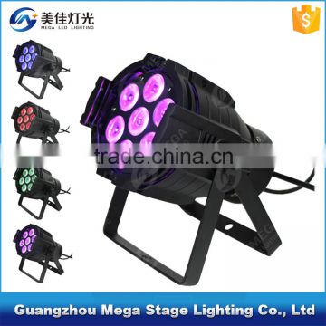 2016 hot saler 7x10W 4in1 rgbw dmx led mini par lights