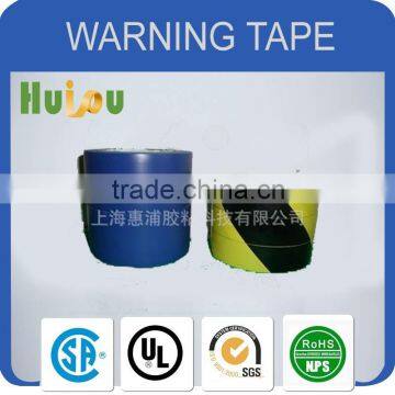 reflective strong adhesive pvc caution tape yellow and black