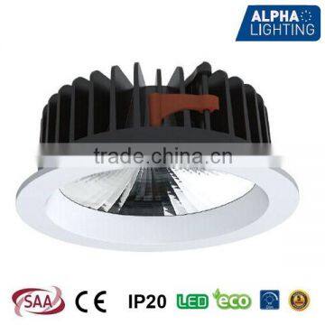 IP20 Fixed Dimmable Anti-glare Deep 26W Cob Led Downlight
