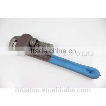 American Pipe wrench with blue pvc dipped handle PL1602