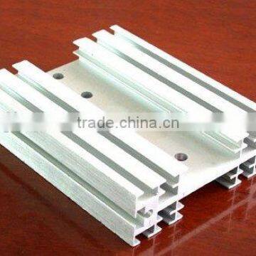 white coated aluminum profile for building and decoration