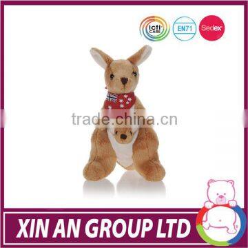 OEM stuffed plush kangaroo toy for kids