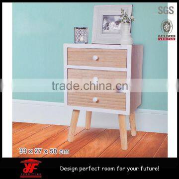 Wooden chest Small cupboard 3 drawers