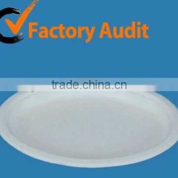 Moulded Fiber Platter In Sugarane Pulp