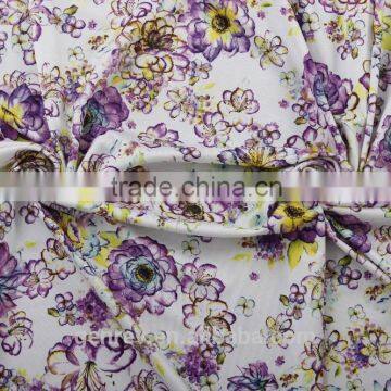 Print Knit Fabric Factory Direct Sale Poly Knit Spandex Print Polyester Printed Fabric photo-5