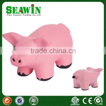 gift PU foam pig stress toy farmer pig