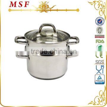 Stainless steel cookware food steamer