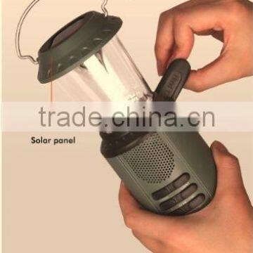 Solar radio light with Dynamo charger