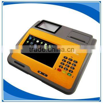 New arrival!!! 7 inch touch screen cheap pos price with embedded thermal prnter,barcode scanner------Gc039D