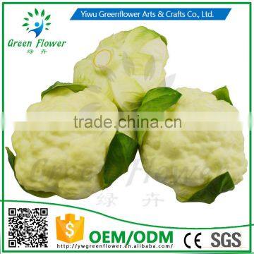 Greenflower 2016 Wholesale artificial PU Cauliflower China handmaking decoration