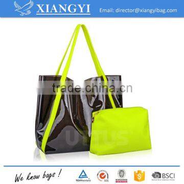 Wholesale Promotional Eco-friendly Clear PVC Waterproof Shopping Bag Beach Bag Supplier's Choice photo-2